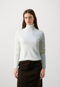 FTC Cashmere ROLLNECK - Neule - pristine white