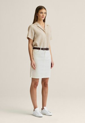 Newhouse ALLY CHINO SKIRT - Denimnederdele - vit