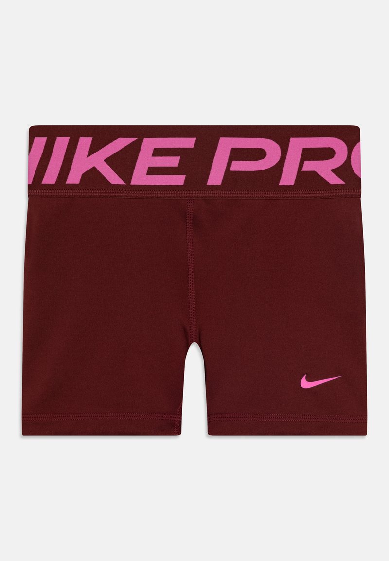 Nike Performance DF PRO LEGGINGS - Tights - dark team red/playful pink