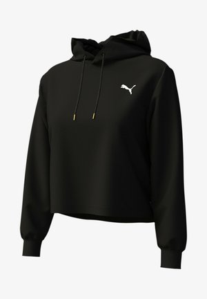 Felpa con cappuccio - black
