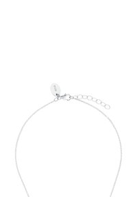 Bracciale in argento sterling con un design delicato, dotato di chiusura a aragosta e catena di estensione per lunghezza regolabile.
