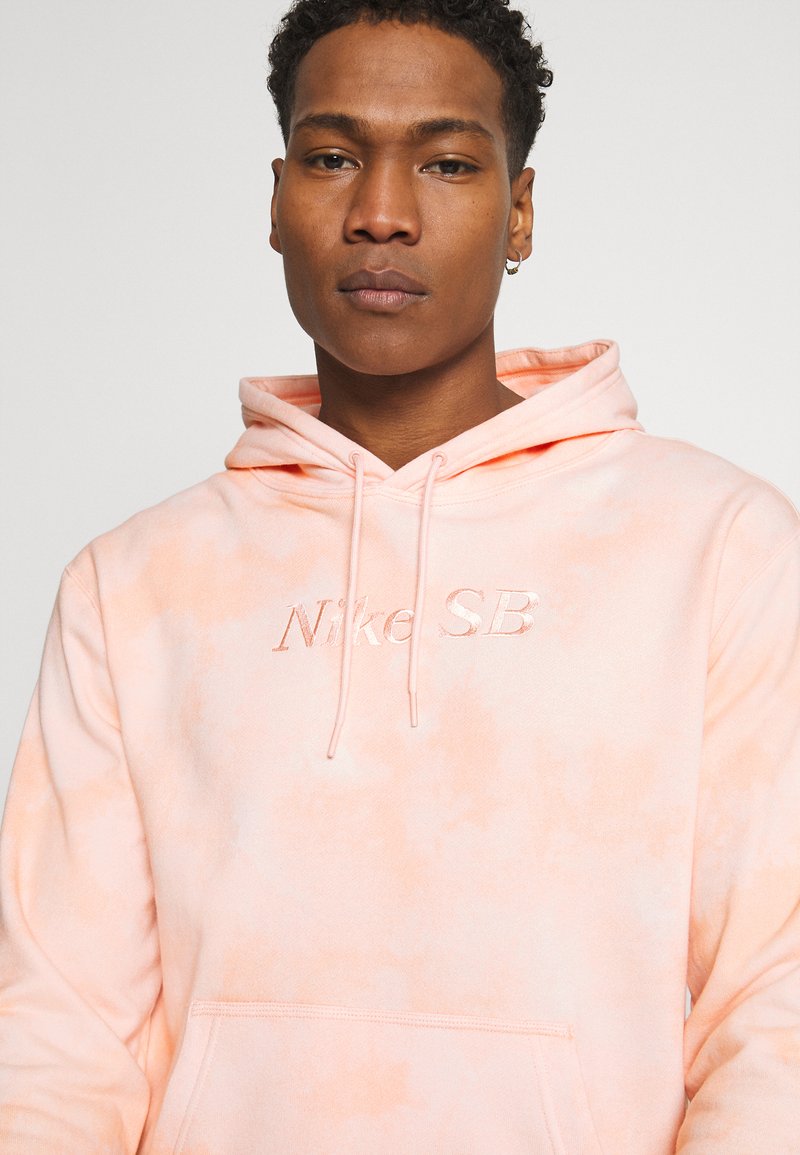 Nike SB HOODIE UNISEX - Sweatshirt - orange pearl/coconut milk/orange chiné  - ZALANDO.FR
