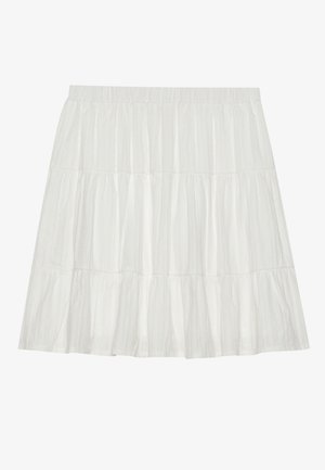 Even&Odd COTTON A LINE SKIRT - A-Linien-Rock - white