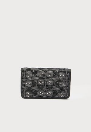 SIGNATURE JACQUARD ESSENTIAL SLIM CARD CASE - Portefeuille - black
