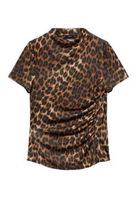 Mango T-shirt print - brown