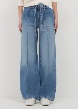 Flared Jeans - blu denim medio