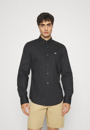 GANT, Vapaa-ajan kauluspaita - black