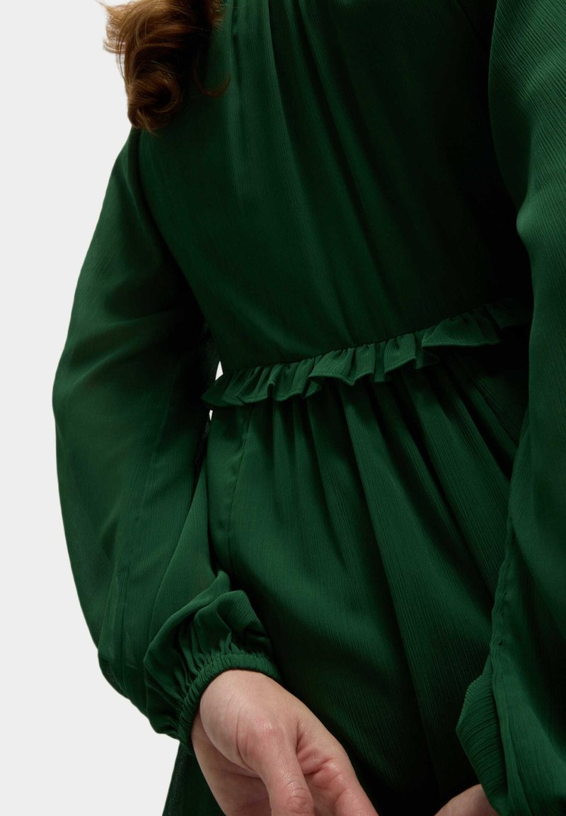 Jupe Femme Marks & Spencer Verte – Coupe A, Taille 6, Midi, Satin Polyester