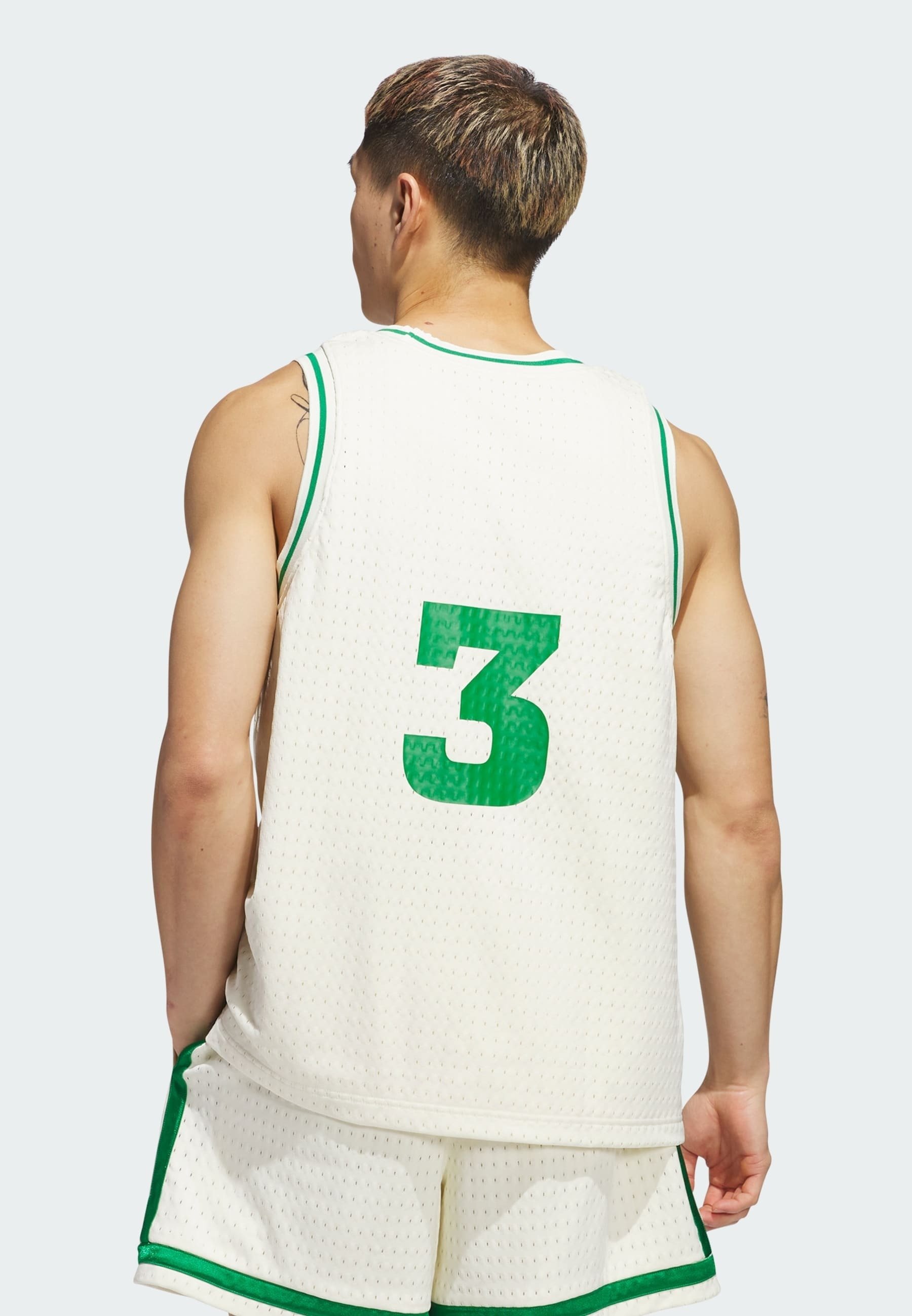 adidas Originals BASKETBALL - Top - ivory green/off-white