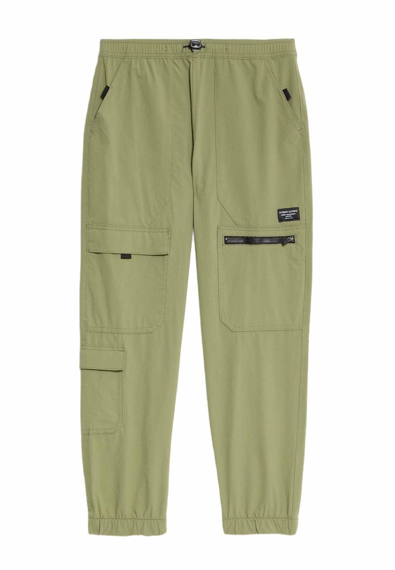 Marks & Spencer CROP - Pantaloni cargo - yellow/giallo