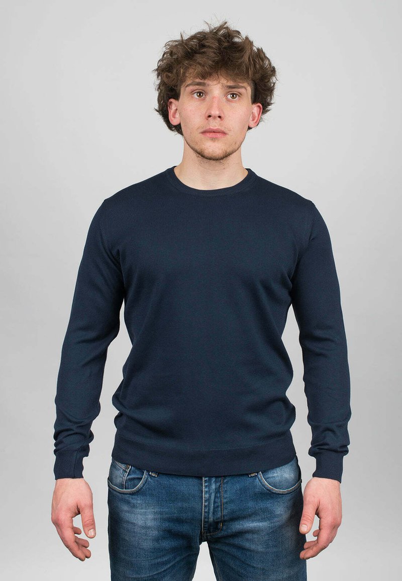 Dalle Piane Cashmere - Jumper - blu, Enlarge