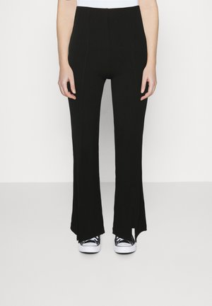 ONLFIONA SLIT PANT - Pantaloni - black