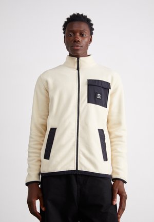 FULL ZIP  - Fleece jacket - off-white