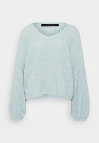 VMJULIETTE V NECK  - Pullover - gray mist