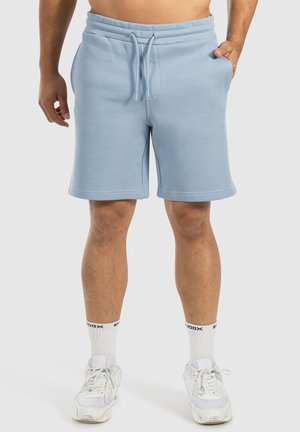 Smilodox REGULAR FIT COTTON CHAISE - Sports shorts - graublau