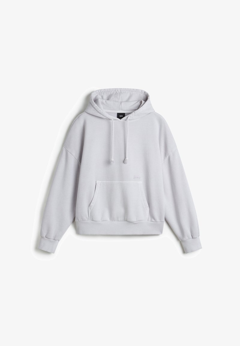 Felpa con cappuccio grigia chiara, con tasca frontale, polsini e orlo elastici. Realizzata in materiale morbido con una vestibilità comoda e logo ricamato.