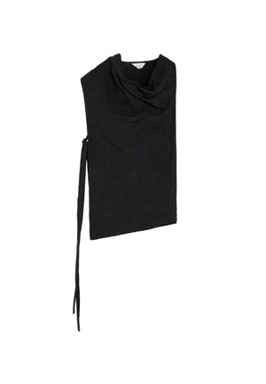 Scalpers, SCALPERS SCEMB FIR ASY TOP - Blusa - black