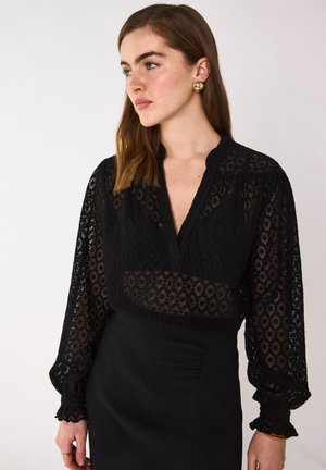 DANIELA BRODERIE - Blouse - noir