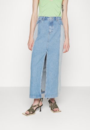 PUENTE SKIRT - Saia comprida - blue