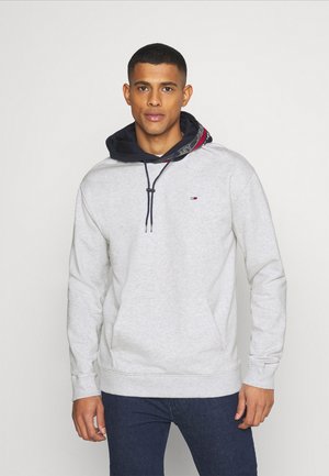 CONTRAST HOOD GRAPHIC HOODIE UNISEX - Sweatshirt - twilight navy/silver grey