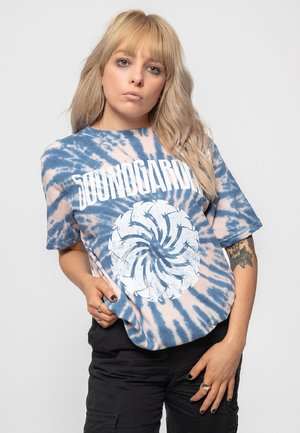 SOUNDGARDEN SWIRL DYE WASH - Print T-shirt - blue