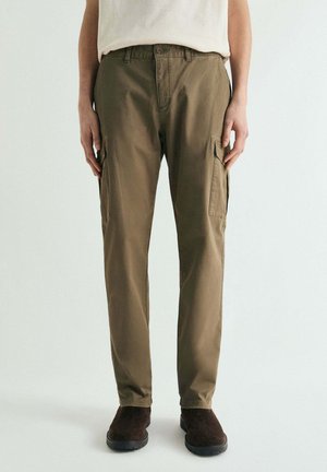 BREA  - Pantalones cargo - dark khaki