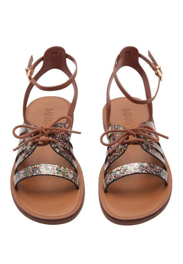 DEME - Ankle cuff sandals - licht pastelpaars3