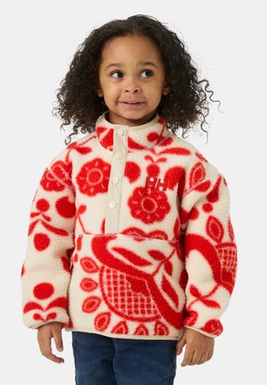 Helly Hansen, K FROSTY PILE SWEATER - Поларен пуловер - alert red aop