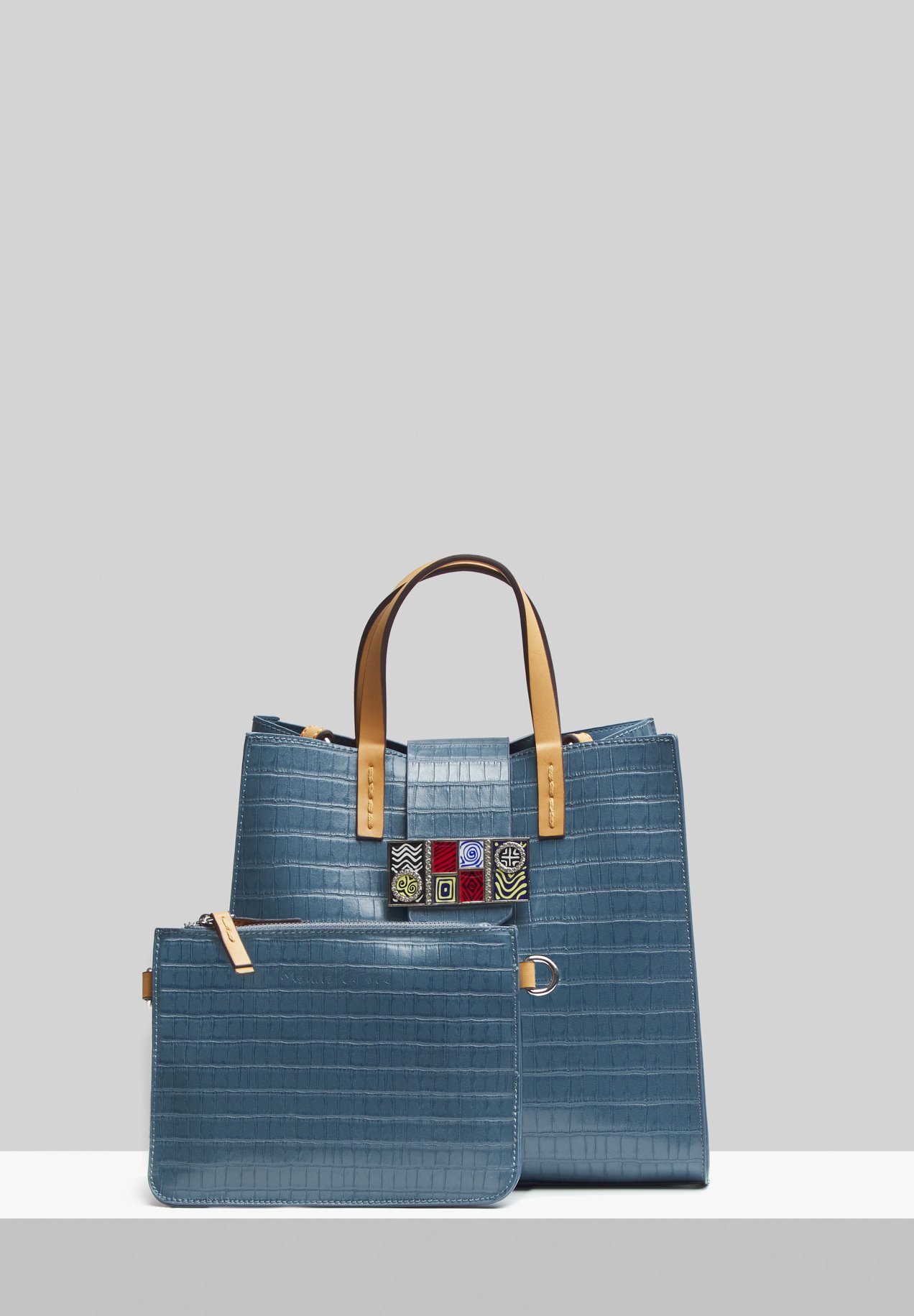 Manila Grace Borsa a mano - blu navy/blu - Zalando.it