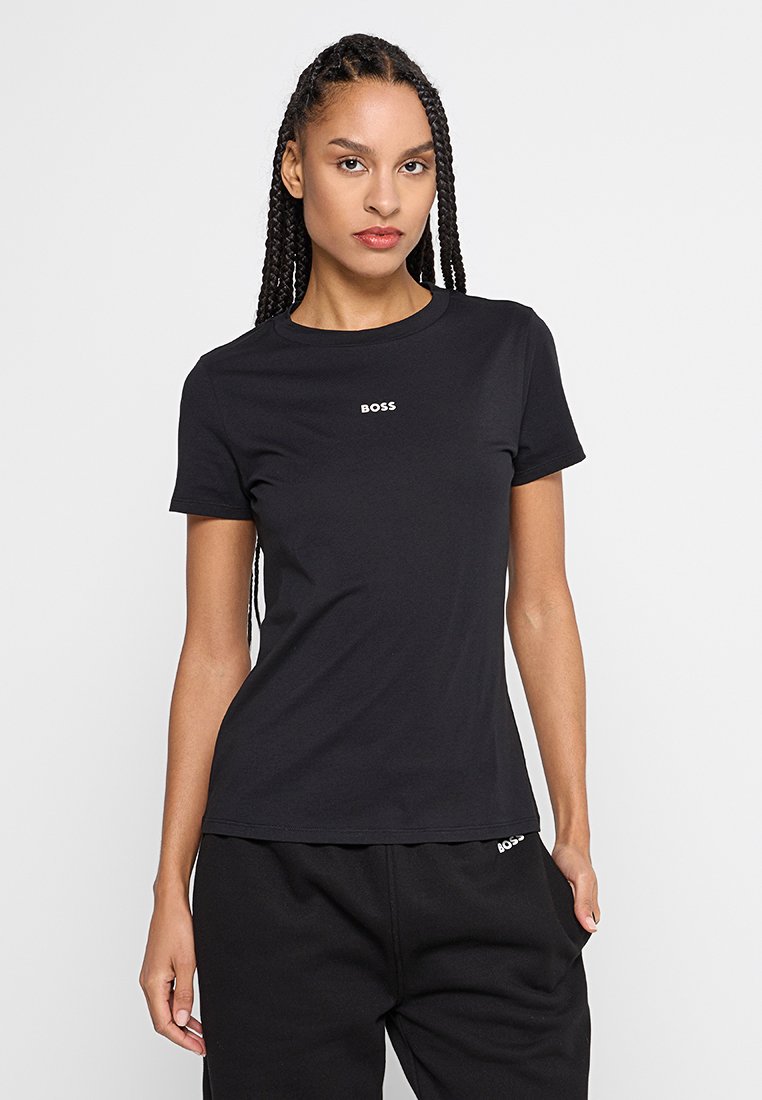 Boss T-shirt basic zwart Boss T-shirt basic zwart