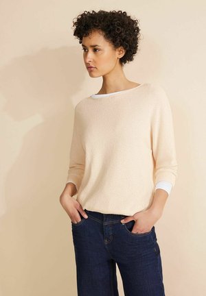 Strickpullover - weiß