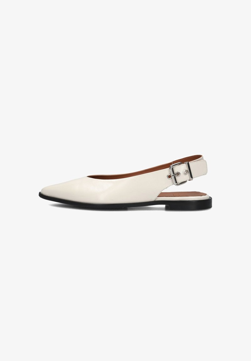 Billi Bi Slingback ballerina´s - off white polido