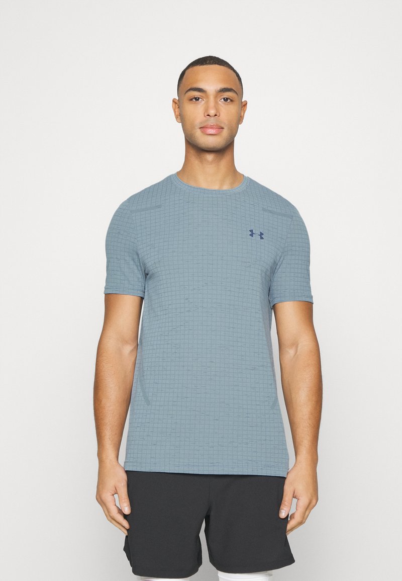Under Armour VANISH GRID Sport TShirt harbor blue/downpour gray