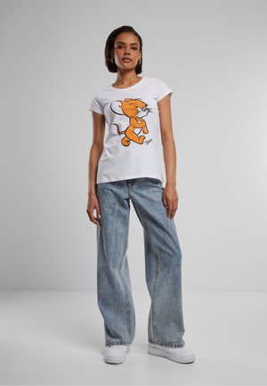 TOM AND JERRY ANGRY MOUSE - Print T-shirt - white