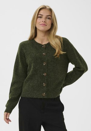 OSANA KIMMY  - Cardigan - olive night melange