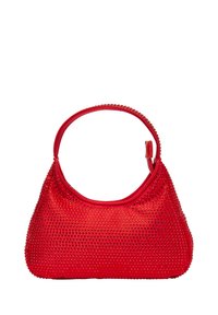 Calliope CROISSANT EN STRASS - Pochette - rouge