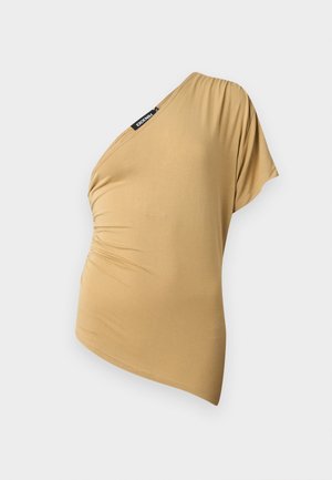EB Denim, LINNEA ONE SHOULDER - Βασικό μπλουζάκι - sand