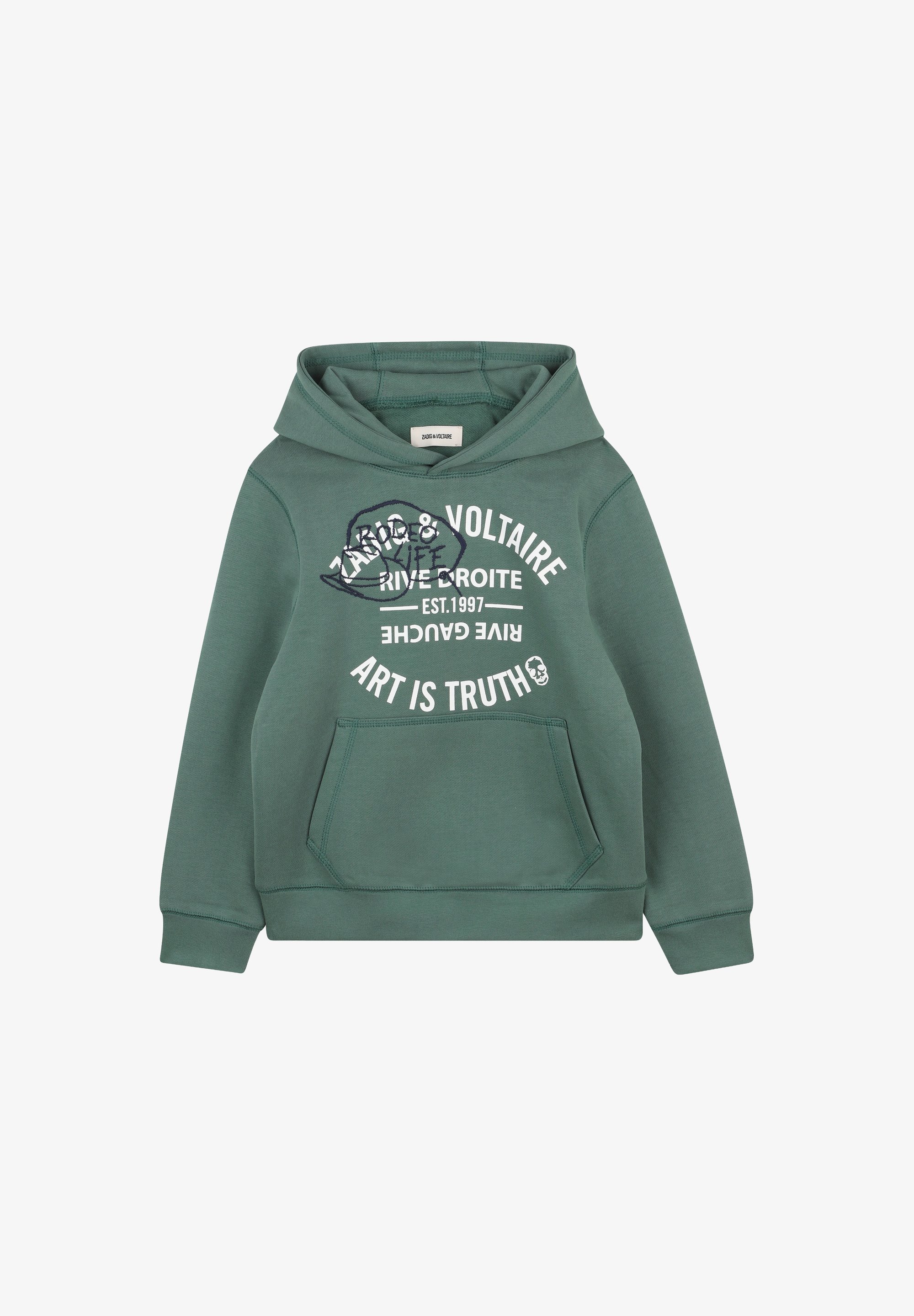 Zadig Voltaire Sweat à capuche myrtle/vert