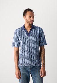 Scotch & Soda PRINTED RELAXED FIT - Poloshirts - faded denim