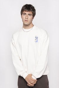 Kaotiko CREW KOI UNISEX - Sweatshirt - ivory