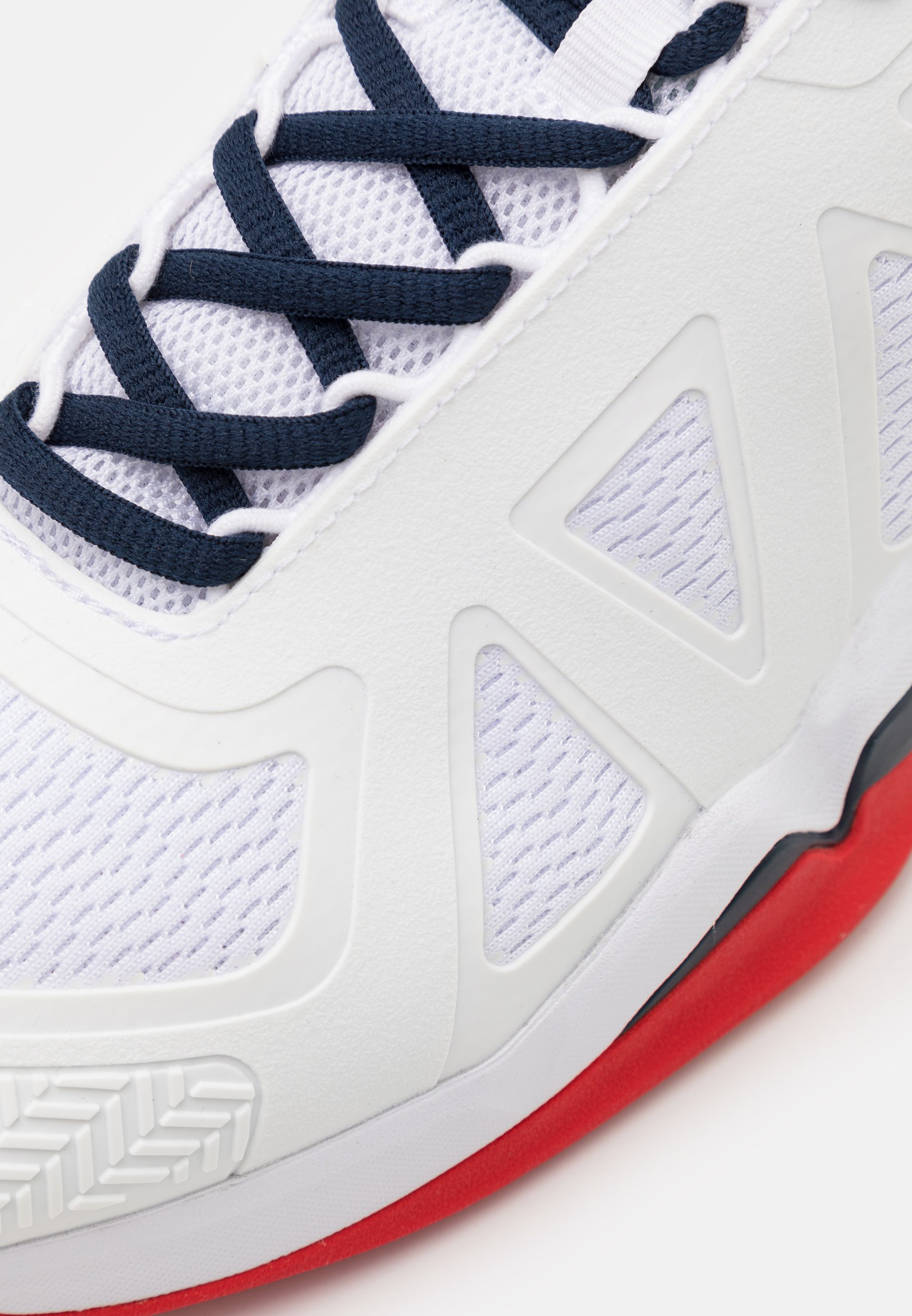 Lacoste Sport LC SCALE II - Tennisschoenen voor alle ondergronden -  white/blue/wit - Zalando.nl