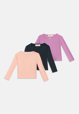 Friboo by Zalando, 3 PACK - Блуза с дълги ръкави - apricot/lilac/dark blue