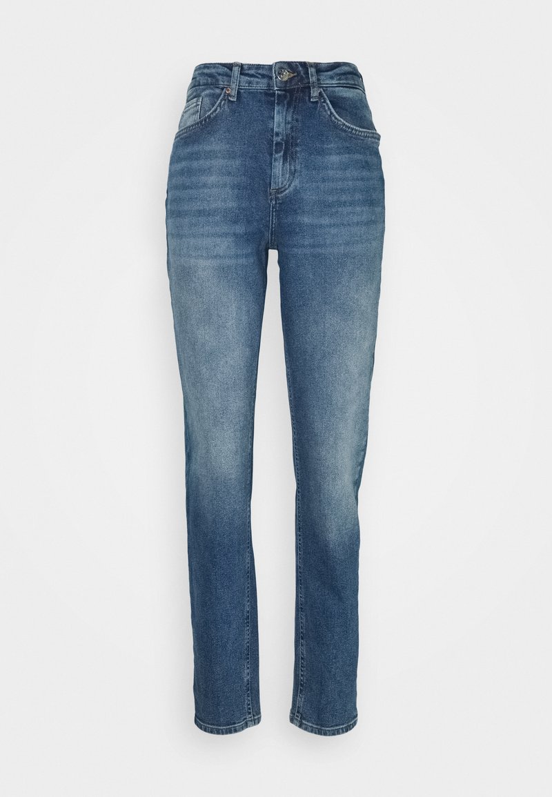 Only Tall Relaxed fit jeans donkerblauw Only Tall Relaxed fit jeans donkerblauw