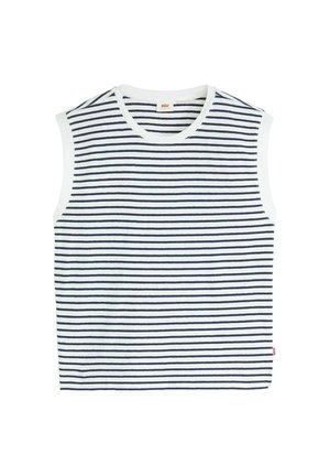 Levi's® BOXY FOREVER TRIBLEND. - T-shirt basique - emmi stripe peacoat-0018