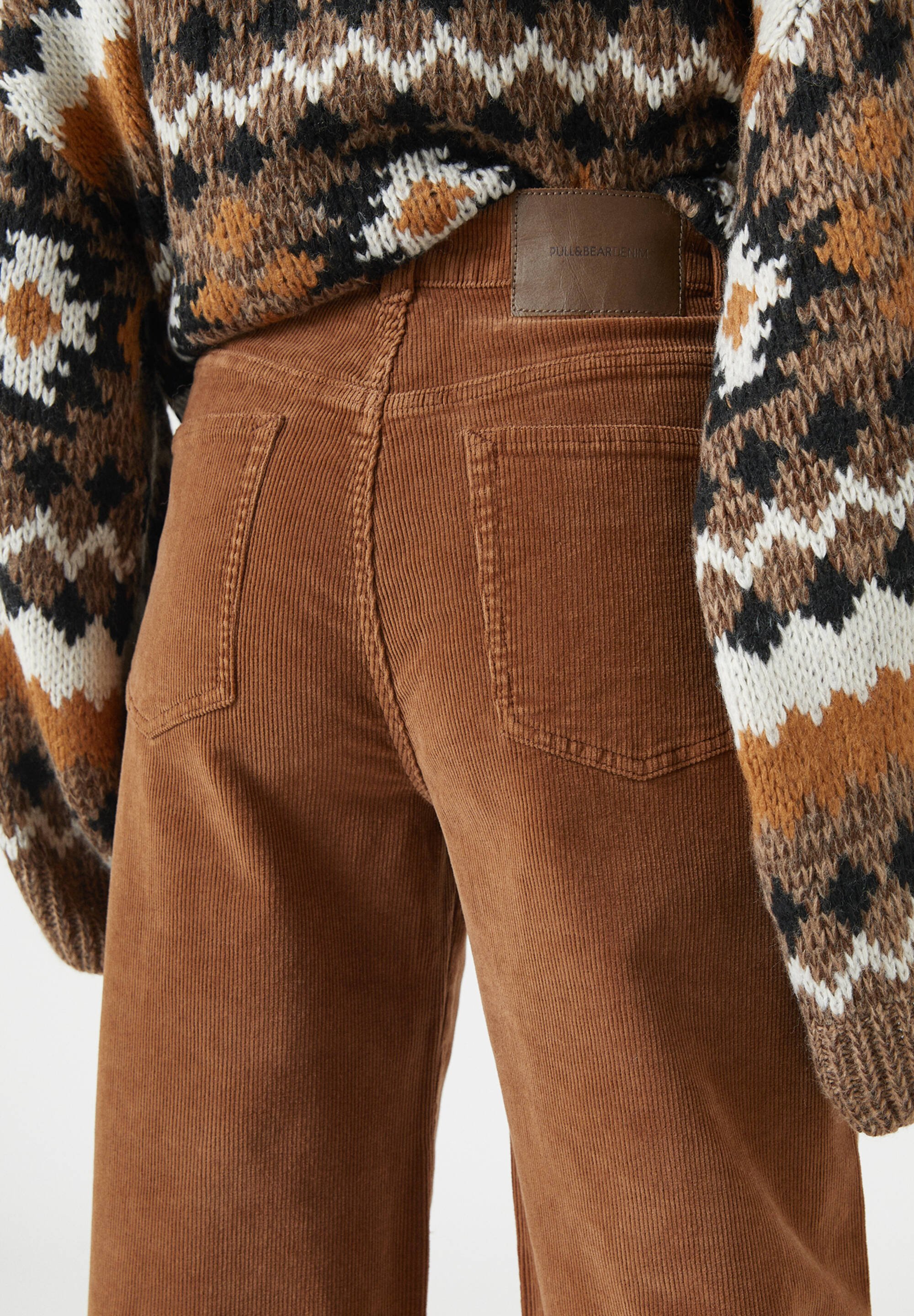 PULL\u0026BEAR Broek - mottled brown/gemêleerd bruin - Zalando.nl