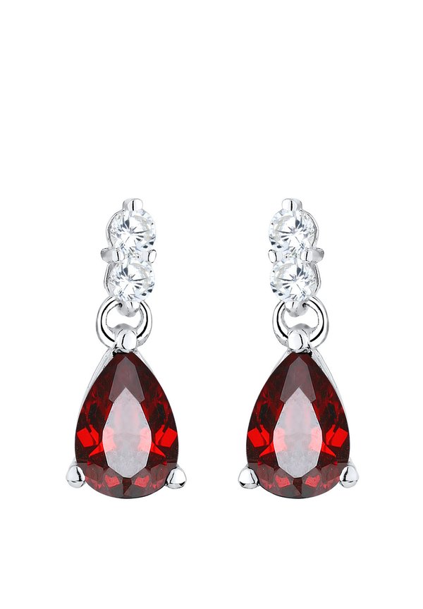 VINTAGE DROP - Ohrringe - rot