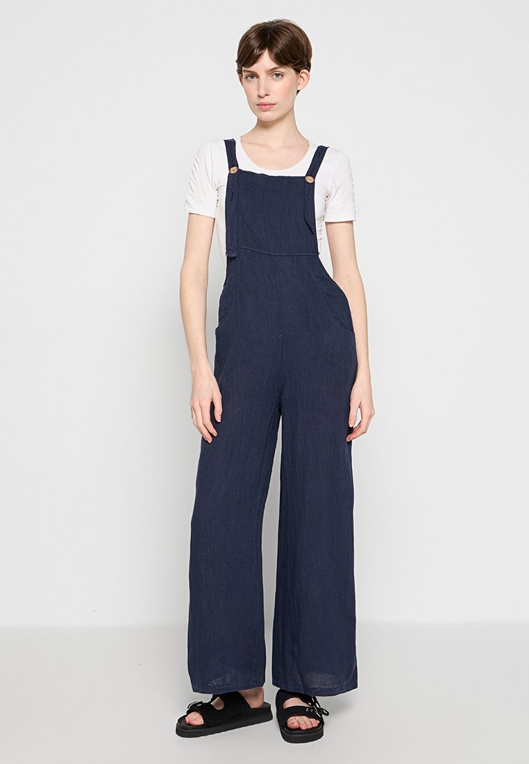 Le Monde du Lin Tuinbroek blauw