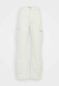 ONLRINGO WIDE CARGO - Wide Leg - ecru