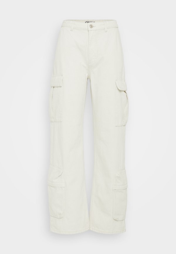 ONLRINGO WIDE CARGO - Wide Leg - ecru3