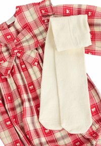 Next REGULAR FIT SET - Legging (type pantalon) - red check